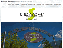 Tablet Screenshot of le-spinnaker.com